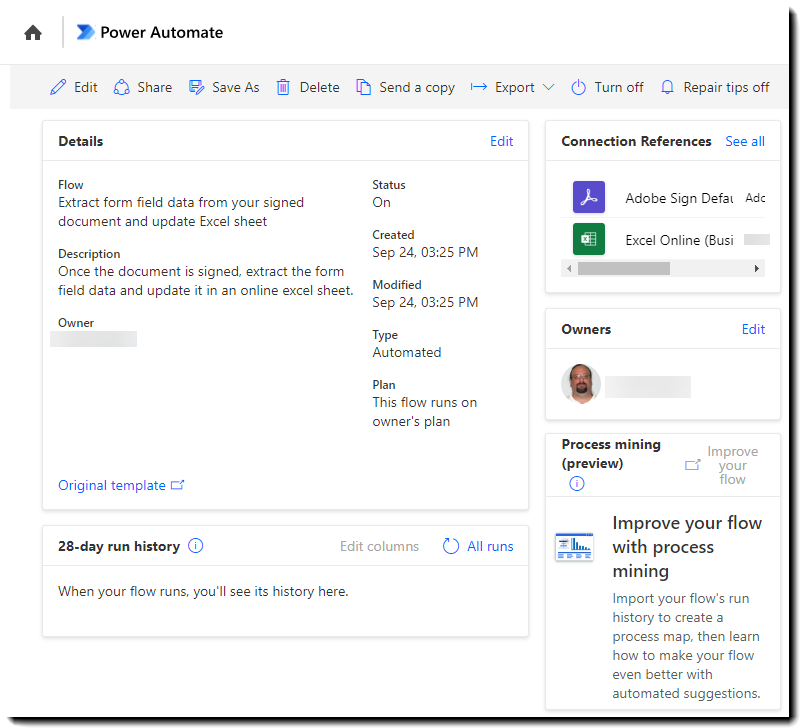 工作流管理页面。