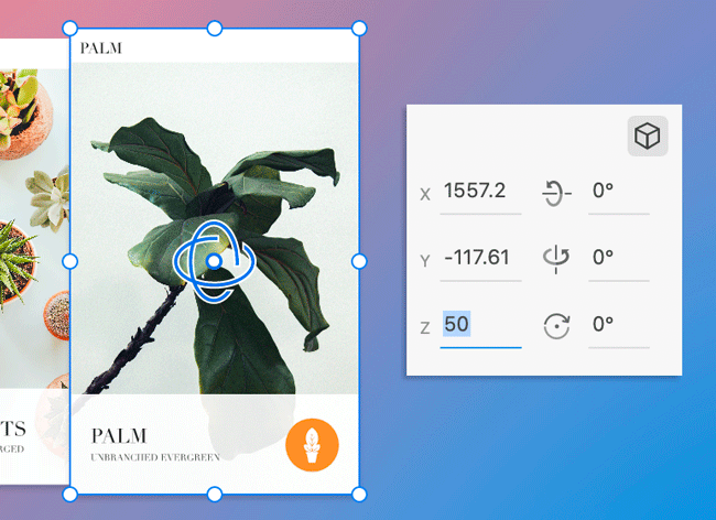 沿 Z 轴移动物体