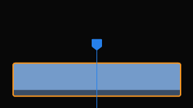 在時間表中分割剪輯
